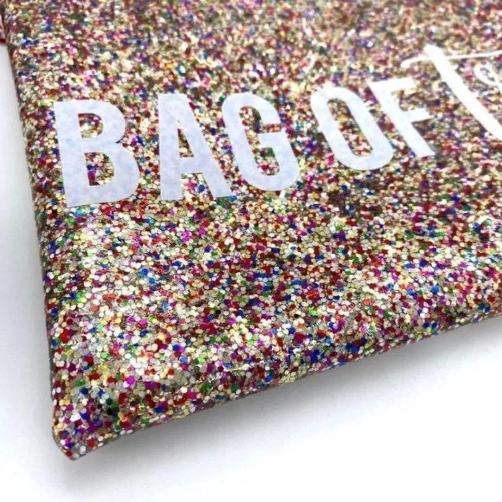 Onxy Glitter Cosmetic Bag New